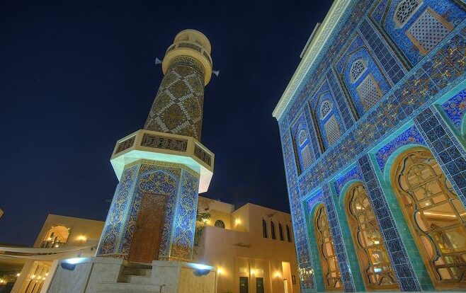 Katara-Moschee, auch als Blaue Moschee von Katara bezeichnet — Doha