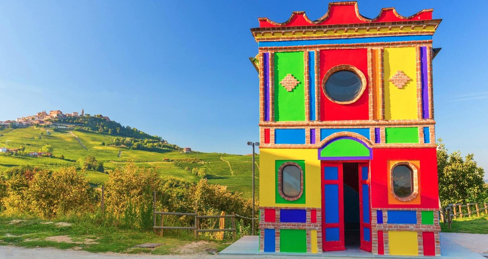 Barolo Chapel: a riot of colours - La Morra | Secret World Trip Planner