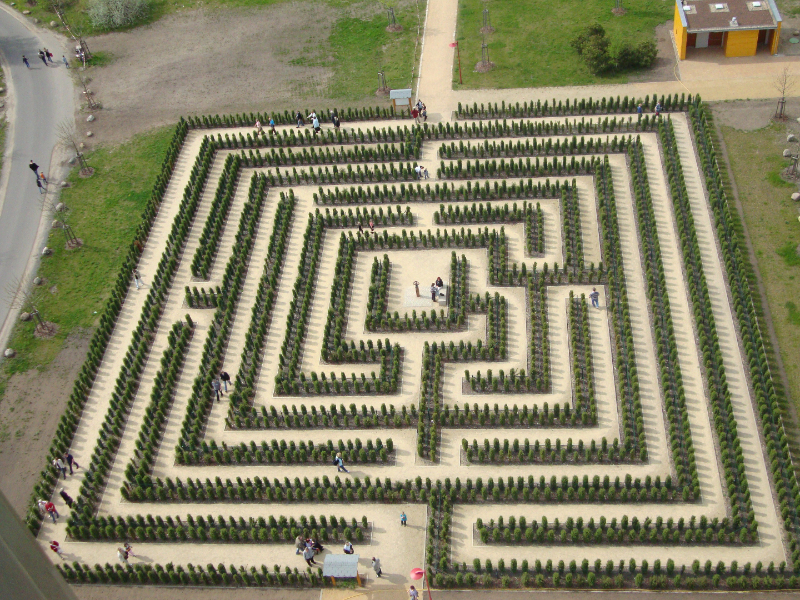 Teichland Maze, Germany — Teichland