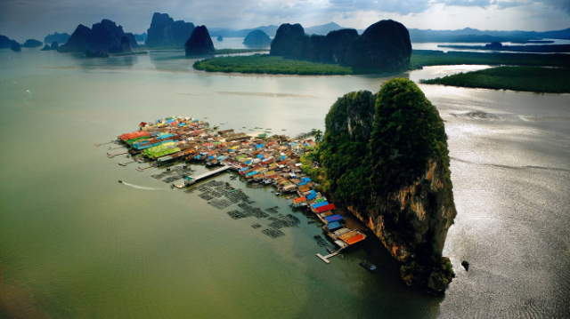 Das kleine Fischerdorf Koh Panyee — Ko Panyi