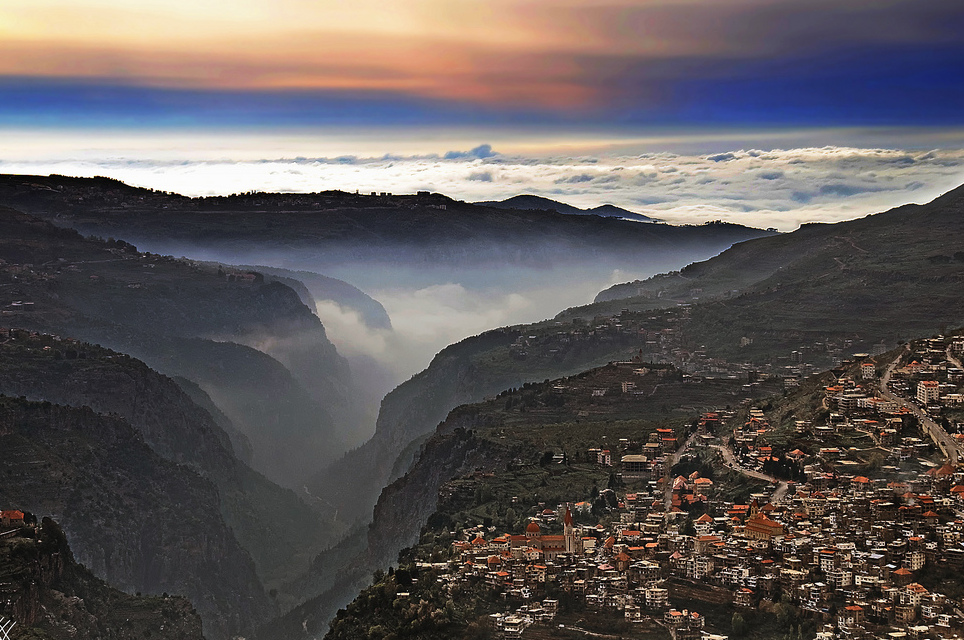 Enjoy the incredible scenery of the village of Bsharri — Bsharre