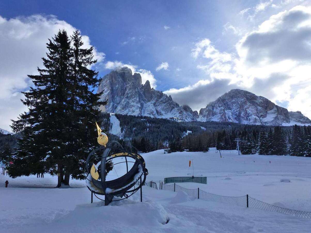 The Sundial on Mount Pana - 39047 St. Christina in Gröden | Secret World Trip Planner