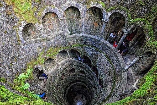 The Tower in Quinta de Regaleira, Portugal — Sintra
