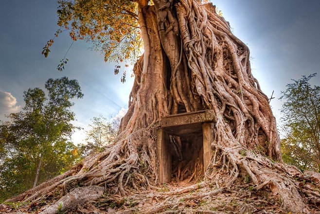 Kampong Thom, Kambodscha — Krong Stueng Saen