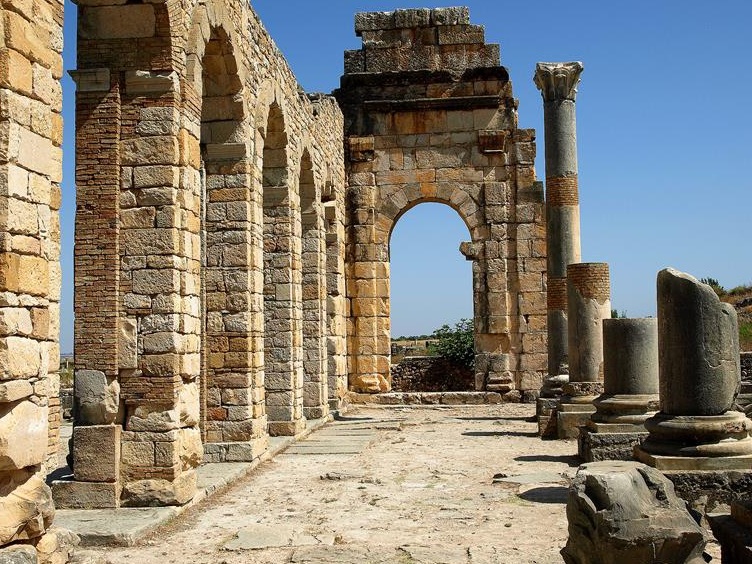 Ruins of Volubilis, Morocco — Conservation du site Archeologique de Volubilis